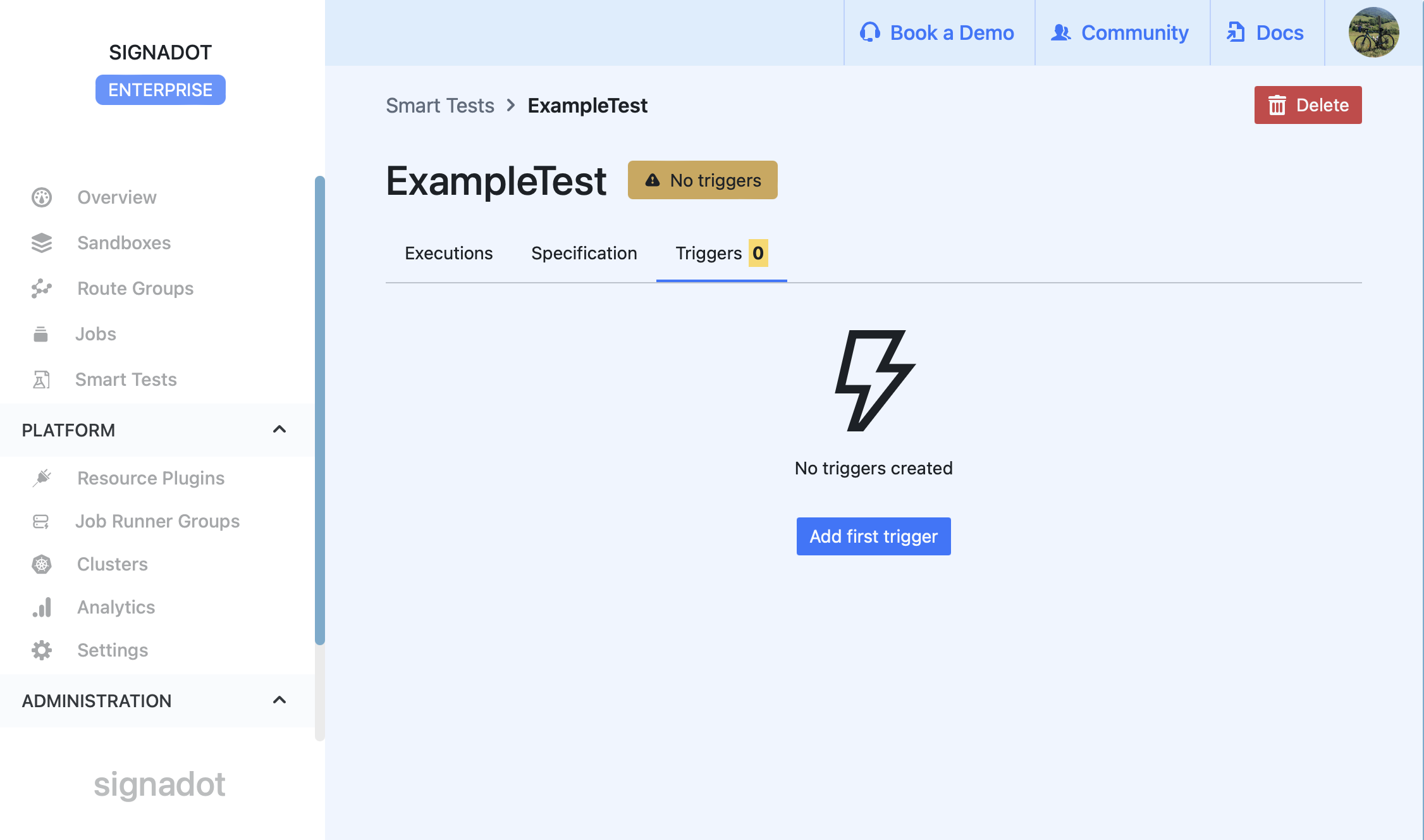 Smart Test Save