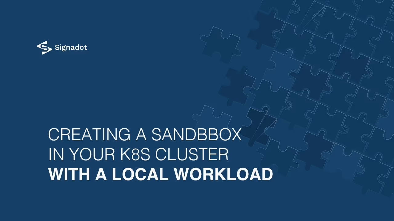 Creating a Sandbox in your K8s Cluster with a Local Workload