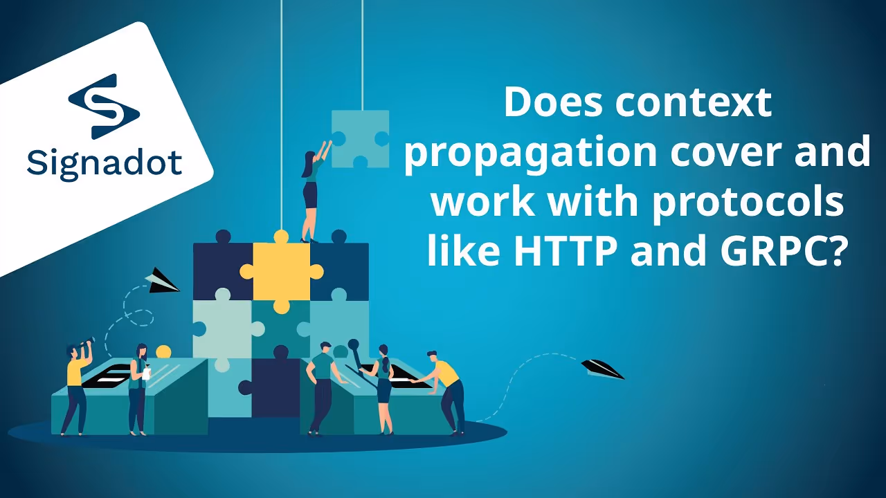 Does context propagation cover and work with protocols like HTTP and GRPC?